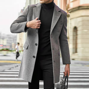 <span class=keywords><strong>Manteau</strong></span> en laine à manches longues de style britannique pour <span class=keywords><strong>homme</strong></span> Hipson, produit phare pour l'automne et l'<span class=keywords><strong>hiver</strong></span> sur <span class=keywords><strong>Amazon</strong></span> - Product Image 2