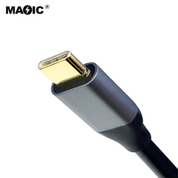 Neues Design 1,8 M 6FT vergoldeter USB C zu VGA Adapter Typ C zu VGA Kabel für Monitor Desktop und Projektor