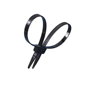 Black Yy Cable Ties Plastic Handcuffs