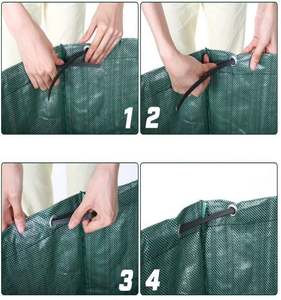 Bolsas de Jardín Reutilizables y Plegables de PP Resistentes, con Logotipo Personalizado, 1000 Unidades, para Almacenamiento de Basura en el Hogar, para Hojas y Residuos - Product Image 6