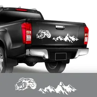 Autocollants de pare-chocs de porte arrière de ramassage pour Ford F150 Ranger Dodge Ram Toyota Hilux GWM Poer Isuzu Dmax décalcomanie de hayon de voiture universelle