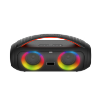 Party Wireless BoomBox Mini untuk Speaker 5.3 dengan Lampu RGB Warna-warni, Baterai 4500mAh & Remote Control