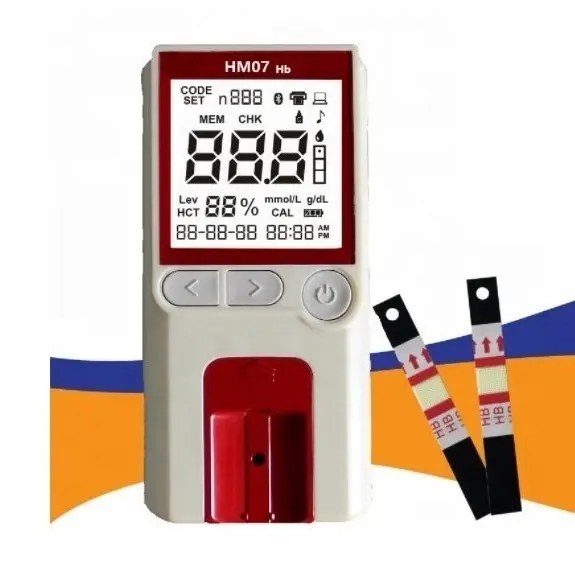 All'ingrosso uso domestico analizzatore di emoglobina, Test rapido ospedaliero emoglobina emocura, portatile maniglia misuratore di emoglobina