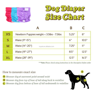 Couches <span class=keywords><strong>pour</strong></span> chiens réutilisables et imperméables, réglables et lavables, <span class=keywords><strong>pour</strong></span> chiens mâles et femelles, chats, période de chaleur - Product Image 4