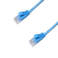 Patch Jaringan Ethernet UTP Flat Cat5 Cat5e Cat6 Cat6A Kabel Lan