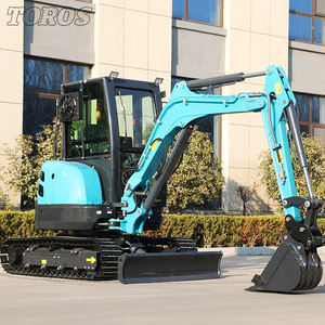 Agente de reclutamiento 3500kg Nueva excavadora sobre orugas Mini excavadora multifuncional para uso doméstico Mini excavadora pequeña embolsadora - Product Image 6