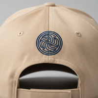 Gorra Snapback ELVN China Chic con Bordado de Ondas y Pájaros, Color Caqui, Visera Plana, Unisex, Estilo Urbano para Fiestas Nocturnas