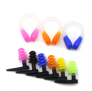 Paquet de boîte portable pince-nez pour enfants et adultes bouchons d'<span class=keywords><strong>oreille</strong></span> de natation Bouchons d'<span class=keywords><strong>oreille</strong></span> aqua réutilisables - Product Image 4