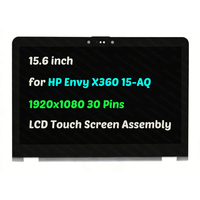 Rakitan Layar Sentuh LCD IPS 15,6 inci untuk Laptop HP Envy x360 15-AQ Baru Full HD 1920x1080 30-Pin untuk Kegunaan Bisnis