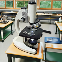 XSP-02 LED Light Optical Microscope Designed for Primary Secondary School Students for Biological Science Laboratory Children
