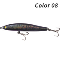 Leurre vibrant imprimé en métal pour lancer à longue distance, type crayon coulant, pour achigan, perche, poisson mandarin, poisson blanc en eau douce