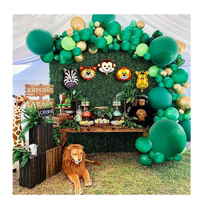 Guirlande de ballons pour enfants sur le thème de la <span class=keywords><strong>jungle</strong></span>, kit de ballons pour fête prénatale Fournitures pour fête d'anniversaire des enfants - Product Image 1