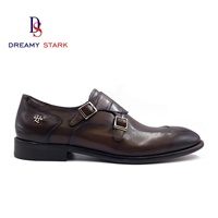 Chaussures Oxford pour hommes en cuir véritable de haute qualité, fabriquées à la main, avec double bordure, logo personnalisé, marque originale, confortables pour l'automne