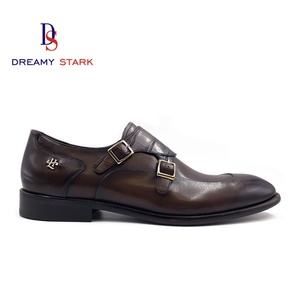 Chaussures Oxford pour hommes en cuir véritable de haute qualité, faites à la main, avec double bordure, logo personnalisé, marque originale, légères et faciles à enfiler - Product Image 4