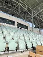 Siège de stade HDPP pour sites sportifs, chaise rabattable durable pour gradins extérieurs