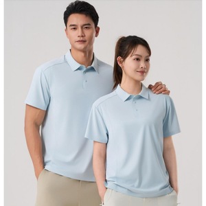 Polo Shirt Quick Dry Nylon Summer Workwear Classic White L Size - Product Image 5