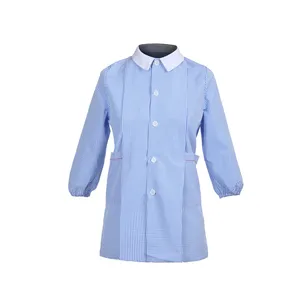 Split nurse uniform long sleeve Outfits small round neck square round neck doll collar nurse uniform women