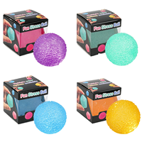 Lot de 3 balles anti-stress souples, jouets sensoriels pour enfants et adultes, soulagement de l'anxiété, exercices pour les mains, cadeaux de fête de la Saint-Valentin (4,6 cm) Unisexe