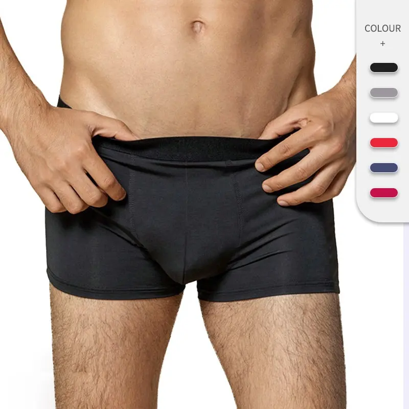 Maxesc OEM ODM Ropa Interior Hombre 40S Custom EUR Plus Size cotone modesto uomo Boxer breve biancheria intima