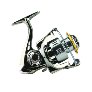 Mulinello in metallo d'acqua dolce UV galvanico argento Vissenrek Fischereiregel ruote da pesca mulinelli da pesca per <span class=keywords><strong>il</strong></span> pescatore - Product Image 6