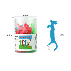 36 Palillos Dentales para Niños con Sabor a Chicle, en Forma de Canguro, Coloridos, para el Cuidado Dental - Product Image 2