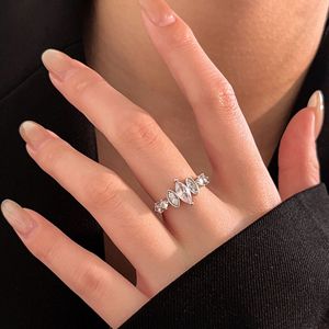 Yinruitai S925 Sterling Silver Zirconia <b>Open</b> <b>Ring</b> Women High End Jewelry Trendy Fashion <b>Rings</b> Gift Occasion Prong Setting - Product Image 3