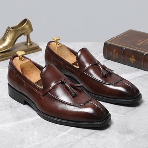 Venta Caliente Verano 2026: Zapatos de Cuero Casuales con Borlas Estilo Británico y Coreano, Zapatos Retro de Negocios, Venta al Por Mayor Disponible - Product Image 2