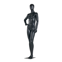 Mannequins noirs pour femmes, taille grande, corps entier, pour magasin de vêtements