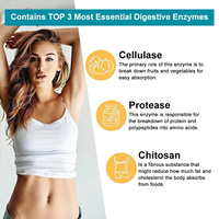 OEM 120 milliards de CFU Probiotiques Softgel Capsule 36 Souches Prébiotiques Supplément Enzyme Digestive pour un soutien ultime de la santé intestinale
