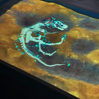 Système de table interactive AR, bac à sable magique, jeu de projection avec certificat CE, ROHS pour aire de jeux