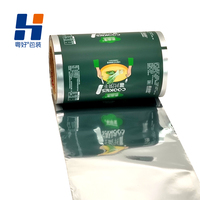 Rouleau de film plastique laminé BOPP thermoscellable avec logo personnalisé pour l'emballage de sachets de chips et autres aliments