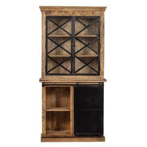 Stylish Mango Wood <b>Sideboard</b> 100 cm With Doors Durable Construction Elegant Design Ample <b>Storage</b> Space And Perfect - Product Image 1