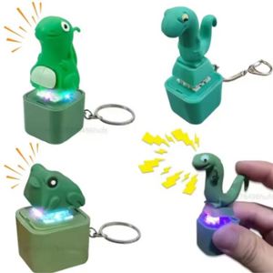 Hot Selling Lizard Shaped Keychain Creative Keycaps Custom Sound Clicker Keyboard Fidget <b>Toy</b> for Gift - Product Image 2