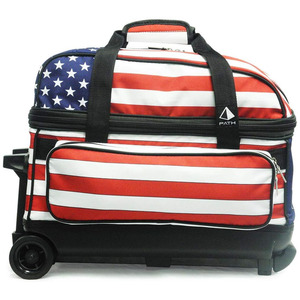 Factory Wholesale Durable Large Capacity <b>Trolley</b> Ball Bag With 2 Wheels and Retractable Handle Bowling Bag - Product Image 5