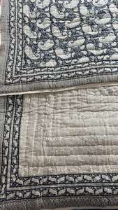 Nueva tendencia de impresión de calidad hecha a mano Jaipuri diseño bloque estampado edredón algodón HandBlock impreso diseño étnico edredón para uso en invierno - Product Image 3