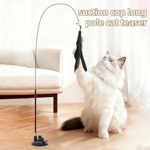 Giocattolo Interattivo Divertente 2026 con Piuma e Campanello per Gatti, Bacchetta Teaser per Gattini, Accessori per Gatti - Product Image 2