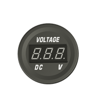 Pabrik DAMAVO IATF16949 OEM ODM untuk Voltmeter LCD Digital Mobil 12-24V dengan Stereo, Panel Flush Kustom untuk Kapal Laut