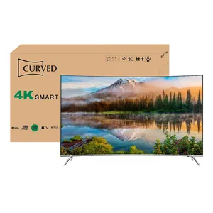 Kavisli Tv 50 inç Ultra HD 4K LED Tv televizyon 50 inç kavisli akıllı tv'ler