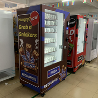 Distributeur automatique de collations et de boissons en libre-service 24 heures sur 24 avec pépites de chocolat maintenant disponible à la vente OEM ODM