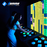 Jeu interactif de compétition par équipe avec boutons LED multi-joueurs pour centre de jeux et arène de divertissement intérieure