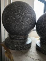 Moules pour barrières de barrage routier sphériques en béton de ciment de parc, moules de colonne romaine en plastique pour balcons et grandes sphères