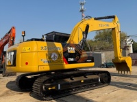 Excavatrice sur chenilles hydraulique Caterpillar 320D2L d'occasion en excellent état, meilleur prix, chenilles longues, CAT 320D2L