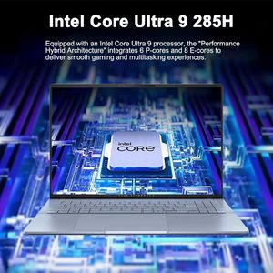 Ordinateur portable Vivobook S16 Ai en gros, 16 cœurs, écran OLED 2.8K 120Hz, Intel Ultra 9, 32 Go de RAM, SSD 1 To, clavier rétroéclairé, pour le gaming, Windows 11 - Product Image 4