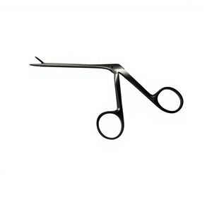 Pince crocodile 8 cm, manche 1 mm, embout droit, instrument de chirurgie générale, certifié CE Classe I, manuel - Product Image 4