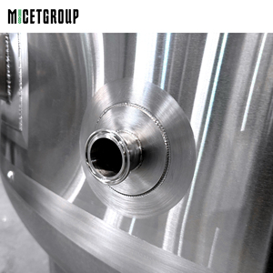 Cuve de mélange chauffante et refroidissante en acier inoxydable 6000L, de qualité alimentaire, pour jus, boissons, lait, sauces et produits alimentaires - Product Image 6