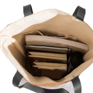 Sac à main en papier kraft écologique personnalisé, imperméable, en papier naturel, nouveau matériau - Product Image 3
