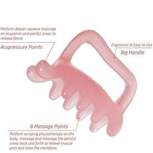Alat Pijat Fascia Genggam Bahan Resin Tekan Ganda Multi-Warna Pemijat Leher Bahu Punggung Meredakan <span class=keywords><strong>Bursitis</strong></span> Alat Guasha - Product Image 3