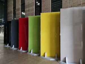 Ván Ép MDF Có Độ Bóng Cao Hiệu Ứng Gương Sơn Nước Loại Rèm Máy Phủ - Product Image 3