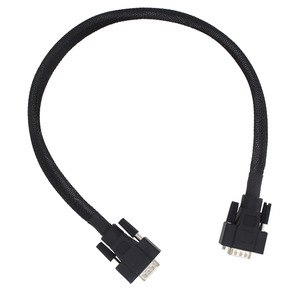 สายเคเบิล KAICAP DB9 D-Sub พร้อมปลอกหุ้มแบบถักและตัวล็อคแบบสกรู - Product Image 1
