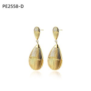ต่างหูแฟชั่น PE2558 สำหรับผู้หญิง เครื่องประดับคุณภาพสูง - Product Image 2